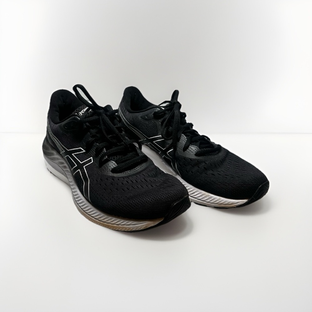 ASICS Men's Gel-Excite 8 Gym Crossfit Running Shoes Black And white Size 10